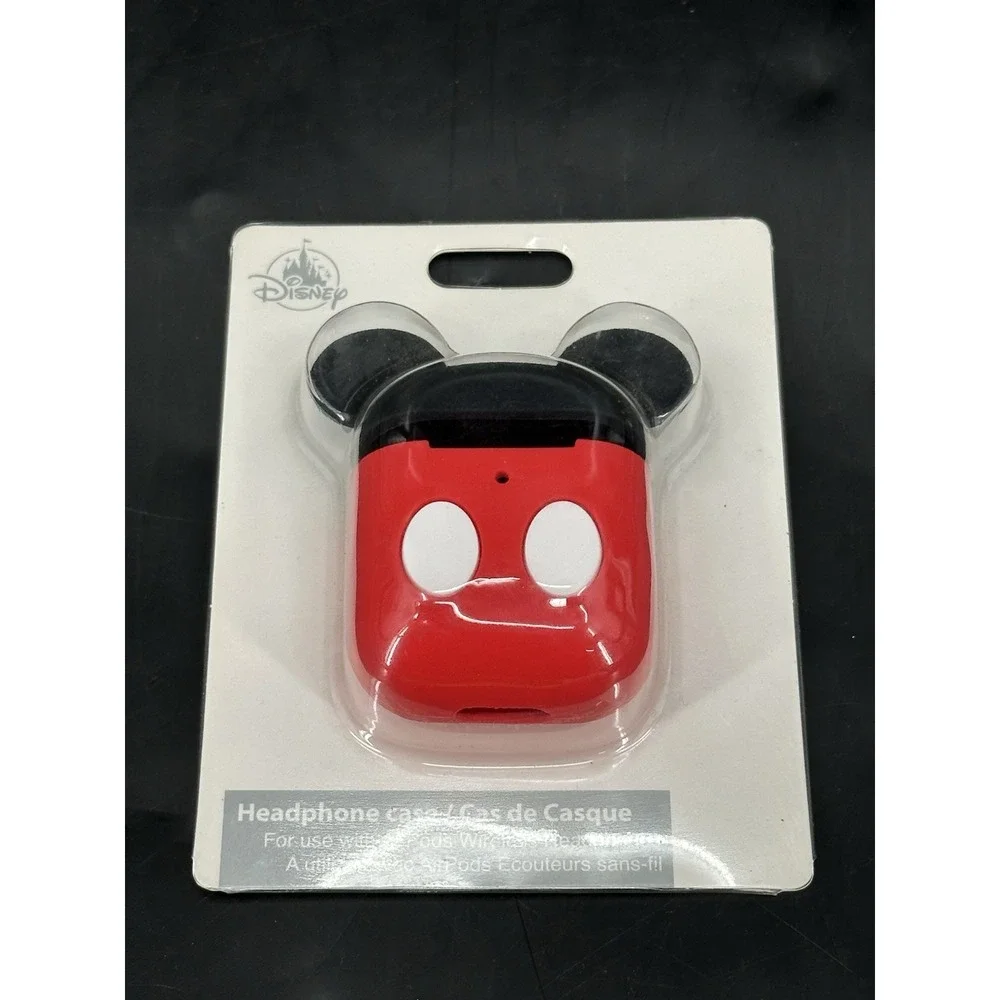 Disney Parks D-Tech Wireless Headphone Airpods Case MIckey Mouse‎ New